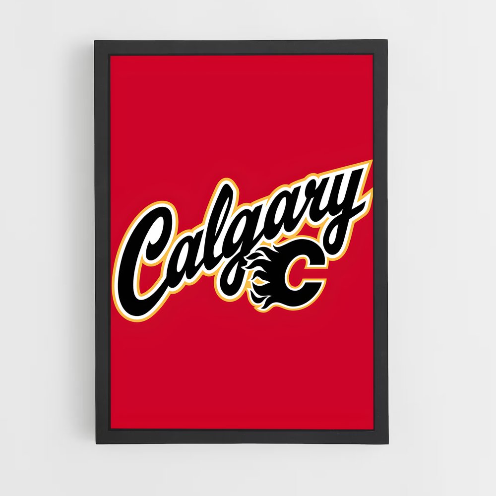Poster Flames Unleashed – affiche Hockey sur glace (vue 2)